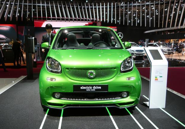 Smart Fortwo Cabrio Electric Drive al Salone di Parigi 2016