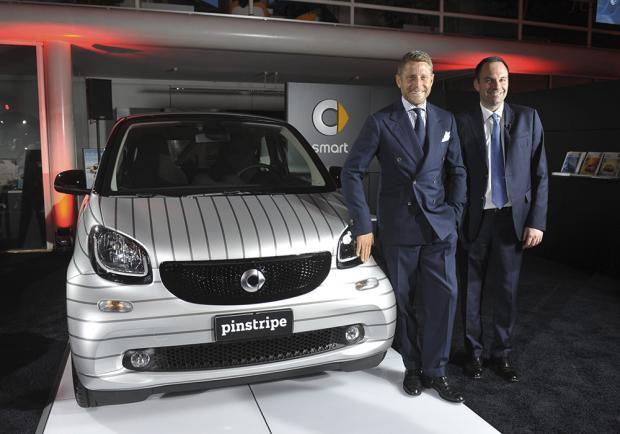 Smart Fortwo Pinstripe con Lapo Elkann