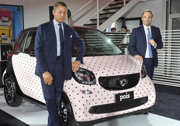 Smart Fortwo Pois con Lapo Elkann