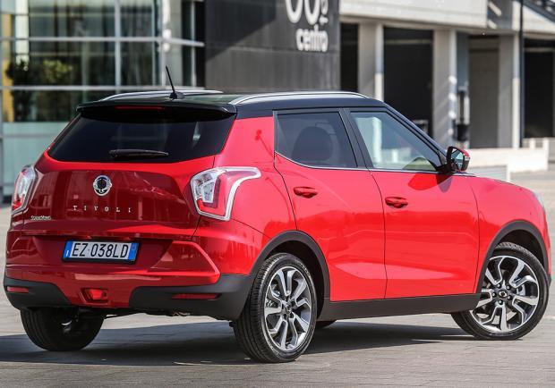 Ssangyong Tivoli tre quarti posteriore statica