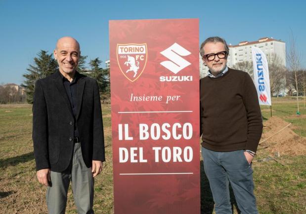 Suzuki e Torino FC inaugurano il Bosco del Toro