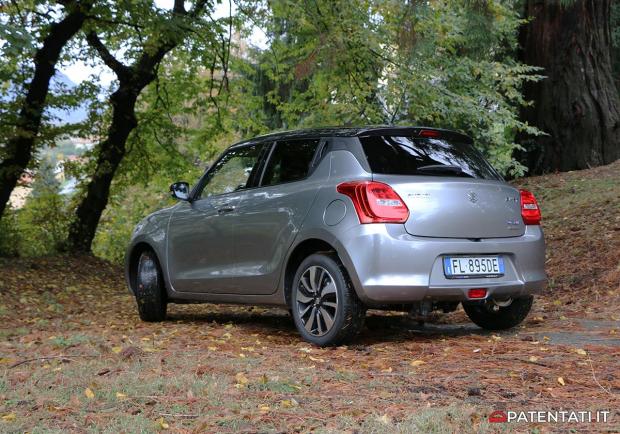 Suzuki Swift 1.2 ibrida 4x4 prova su strada