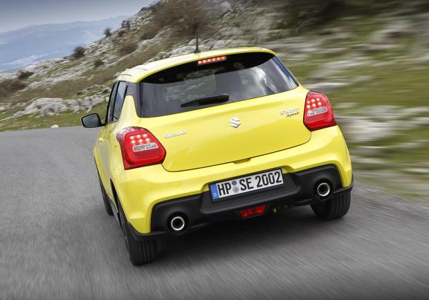 Suzuki Swift Sport 2018 posteriore