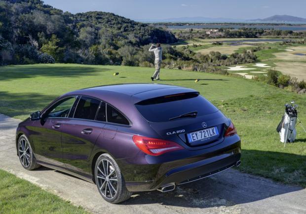 Test drive CLA 200 CDI Shooting Brake posteriore