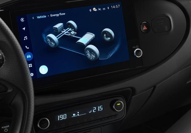 Toyota Aygo X - particolare display