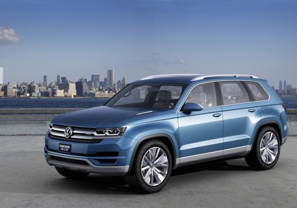 Volkswagen CrossBlue Concept tre quarti anteriore