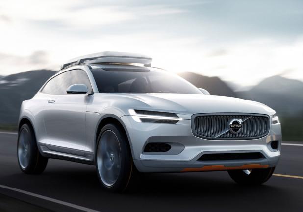 Volvo Concept XC Coupé tre quarti anteriore