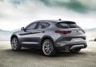 Alfa Romeo Stelvio grigia tre quarti posteriore