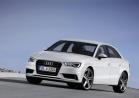 Audi A3 berlina tre quarti anteriore lato sinitro