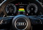 Audi A3 Sportback TFSi e ibrida plug-in strumentazione
