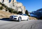 Audi A5 Sportback bianca tre qaurti anteriore dinamica