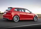 Audi RS3 Sportback rossa profilo