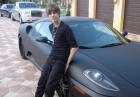 Le auto dei vip Justin Bieber Ferrari F430 anteriore