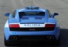 Auto della Polizia Lamborghini Gallardo posteriore