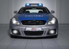 Auto della Polizia Mercedes CLS 63AMG anteriore