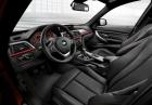 BMW Serie 3 Touring rossa interni