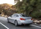 BMW Serie 4 Gran Coupé tre quarti posteriore lato sinistro