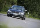 BMW Serie 3 Touring grigia anteriore