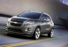 Chevrolet Trax tre quarti anteriore lato sinistro