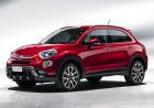 Fiat 500X rossa tre quarti anteriore, prime immagini ufficiali