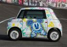 Fiat Topolino disney mickey mouse street foto