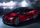 Infiniti Q50 Eau Rouge tre quarti anteriore lato sinistro