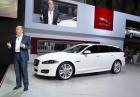 Jaguar XF Sportbrake al Salone di Ginevra 2012 tre quarti anteriore lato sinistro