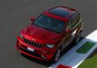 Jeep Grand Cherokee SRT visto dall'alto