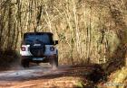 Jeep Wrangler Sahara test drive posteriore