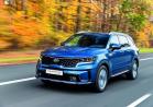 Kia Sorento PHEV ibrida plug-in anteriore