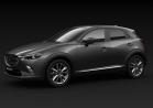 Mazda Cx-3 Luxury Edition tre quarti grigia