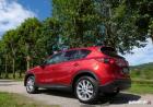 Mazda CX-5 2.2L Skyactiv-D 175 CV 4WD tre quarti posteriore lato sinistro