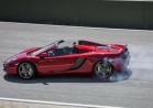 McLaren MP4 12-C Spider profilo derapata