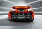 McLaren P1 con alettone alzato posteriore