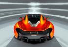 McLaren P1 posteriore dall'alto