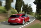 Mercedes CLS Shooting Brake rossa posteriore