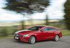 Mercedes CLS Shooting Brake rossa tre quarti anteriore lato sinistro