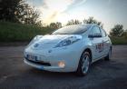 Nissan Leaf, il Giro d'Italia a zero emissioni