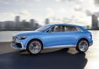 Novità Audi Q8 concept Detroit 2017 profilo