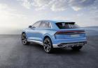 Novità Audi Q8 concept Detroit 2017 tre quarti posteriore