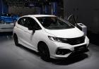 Novità Honda Jazz tre quarti anteriore al Salone di Francoforte 2017