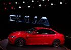 Nuova Alfa Romeo Giulia 2015 profilo presentazione Museo Arese