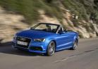 Nuova Audi A3 Cabriolet tre quarti anteriore lato sinistro