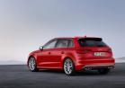 Nuova Audi S3 Sportback tre quarti posteriore lato sinistro