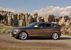 Nuova BMW Serie 1 3 porte 2012 125d laterale profilo sinistro