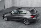 Nuova BMW Serie 1 restyling 2015 Urban Line dall'alto