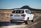 Nuova BMW X3 restyling 2014 tre quarti posteriore lato destro