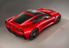 Nuova Chevrolet Corvette Stingray 2014 dall'alto