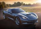 Nuova Chevrolet Corvette Stingray 2014 tre quarti anteriore lato destro