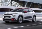 Nuova Citroen C3 tre quarti anteriore